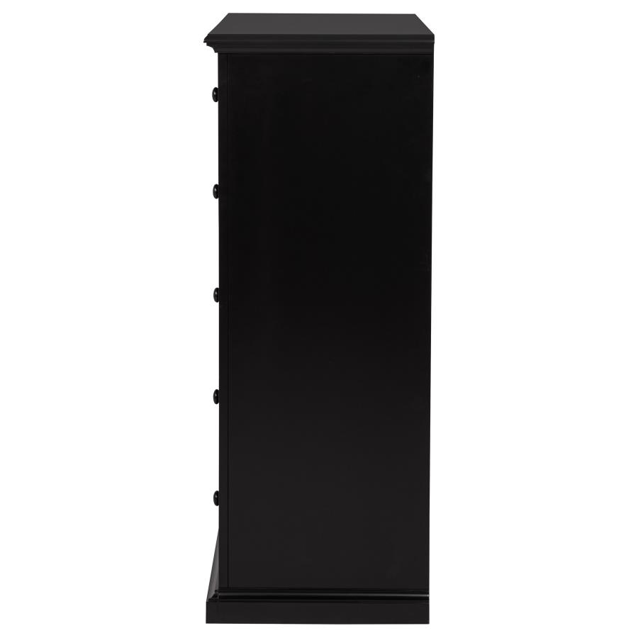 Sumerlin 6-drawer Bedroom Chest of Drawers Black view 6