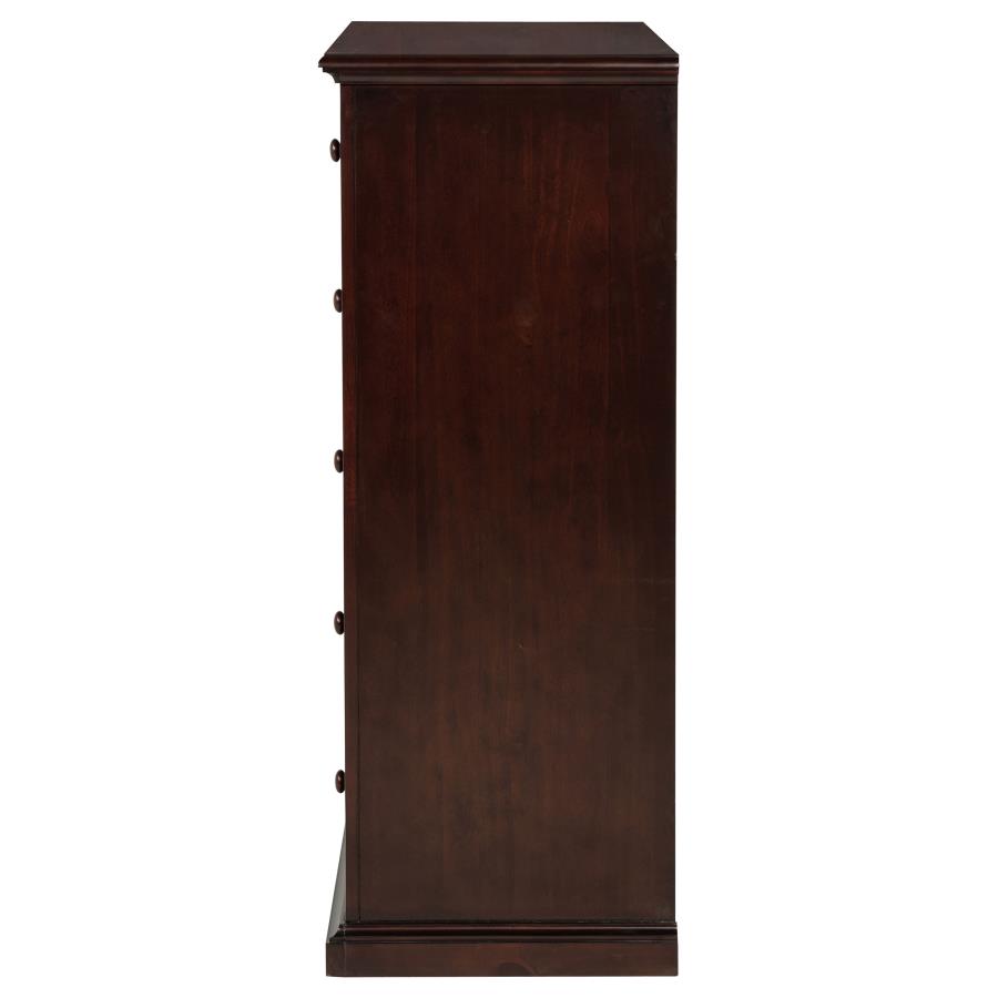 Sumerlin 6-drawer Bedroom Chest of Drawers Cappuccino view 6
