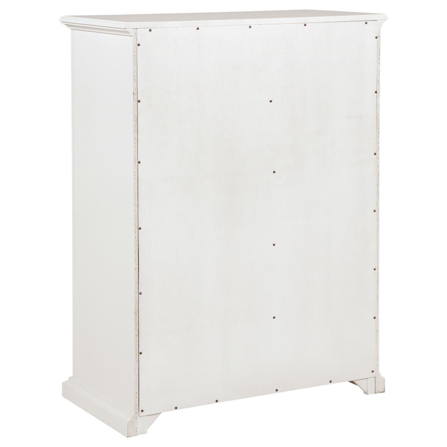 Sumerlin 6-drawer Bedroom Chest of Drawers White view 7