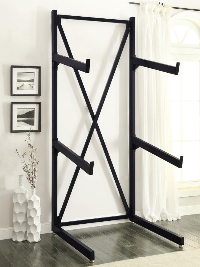 Duarto 3-tier Sofa Display Rack Black view 2