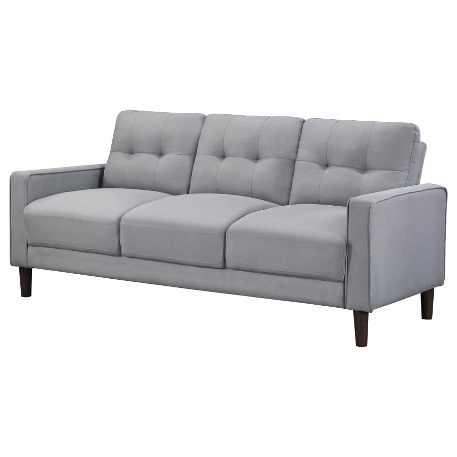 Bowen Upholstered Track Arm Tufted Sofa Grey view 4