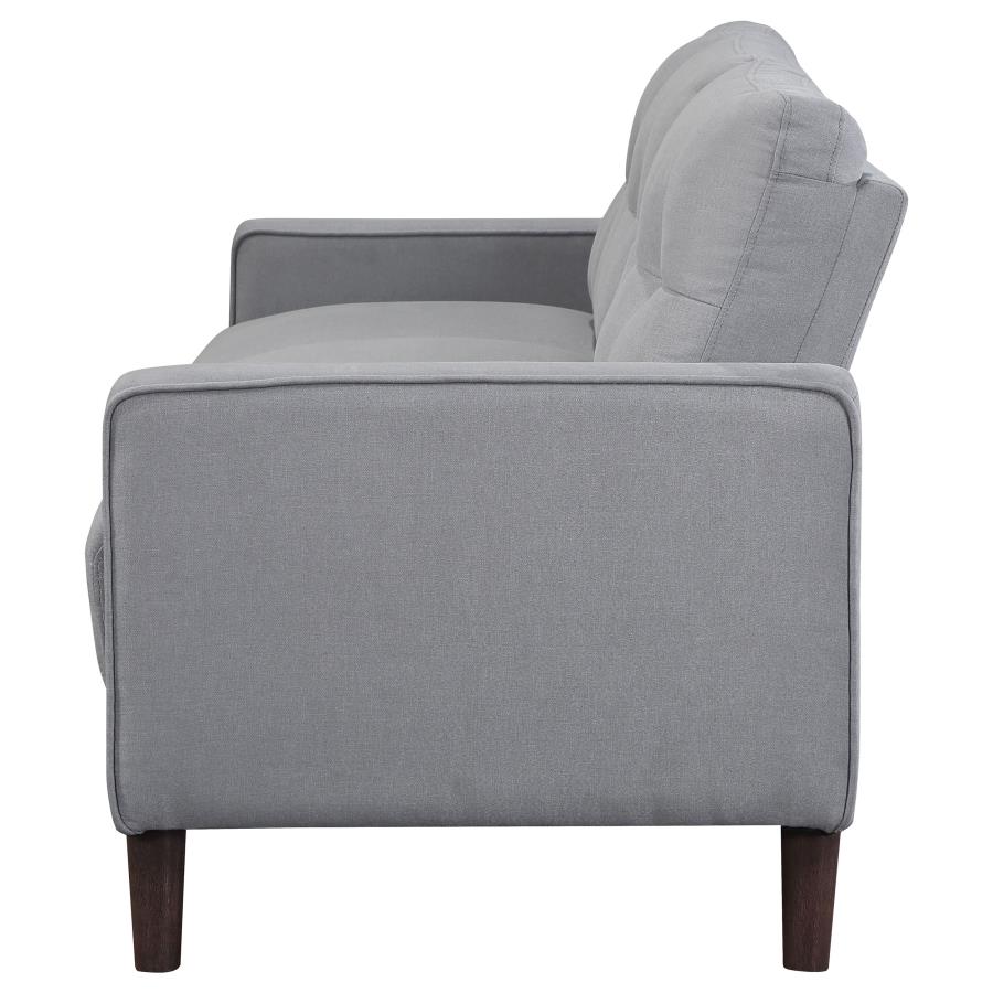 Bowen Upholstered Track Arm Tufted Sofa Grey view 5