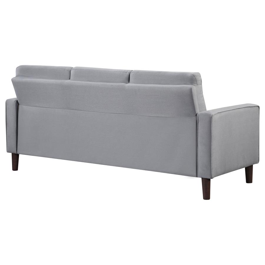 Bowen Upholstered Track Arm Tufted Sofa Grey view 7