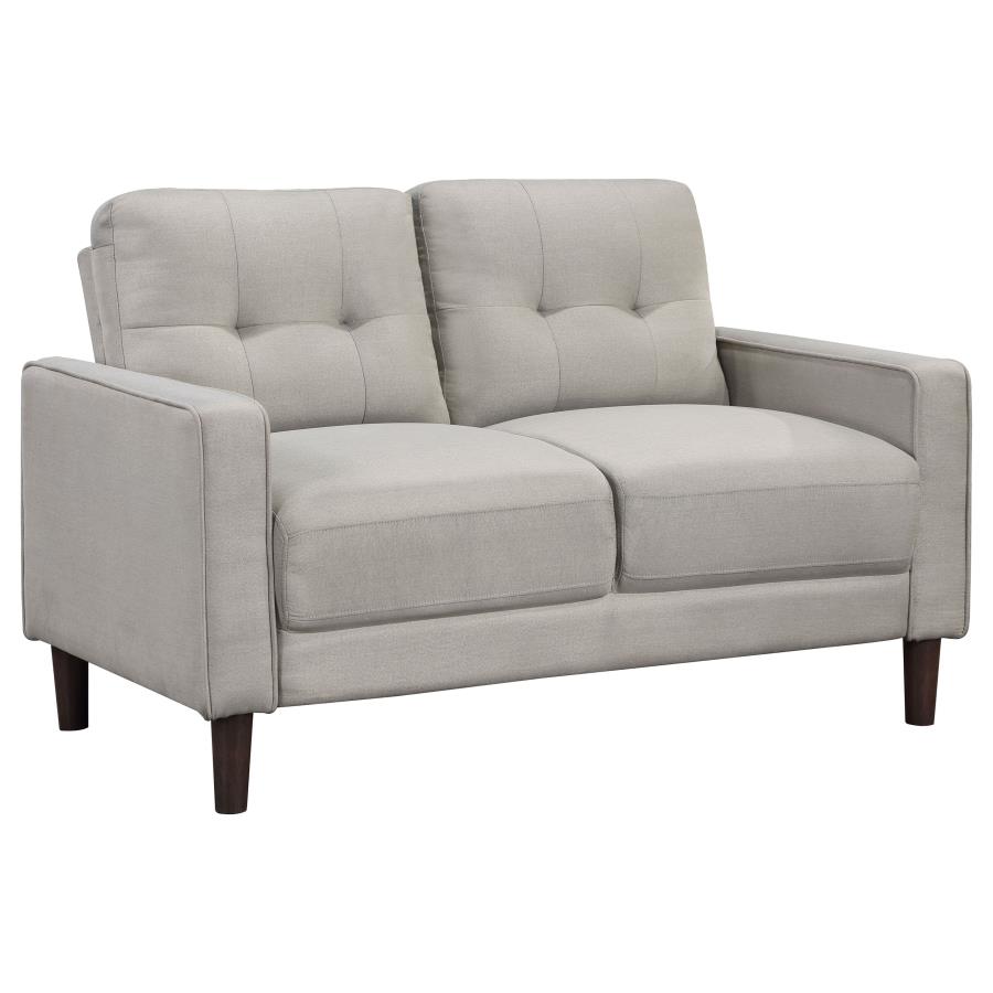 Bowen 2-piece Upholstered Track Arm Tufted Sofa Set Beige view 7