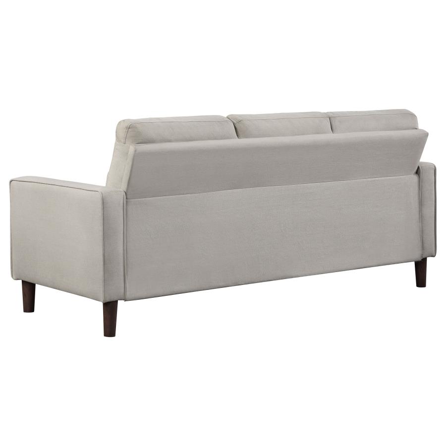 Bowen 3-piece Upholstered Track Arm Tufted Sofa Set Beige view 5