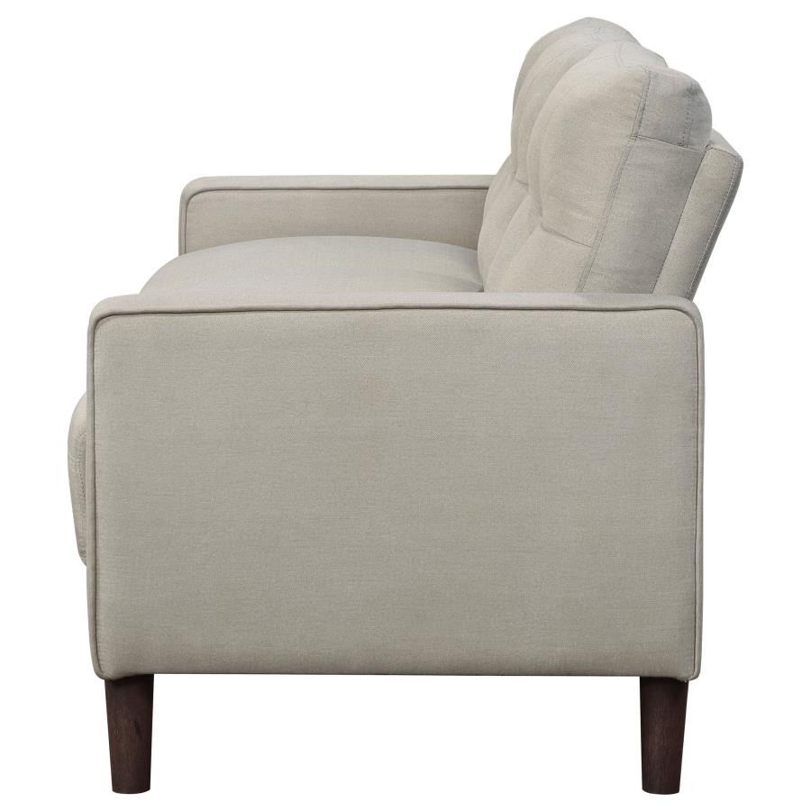 Bowen Upholstered Track Arm Tufted Sofa Beige view 5