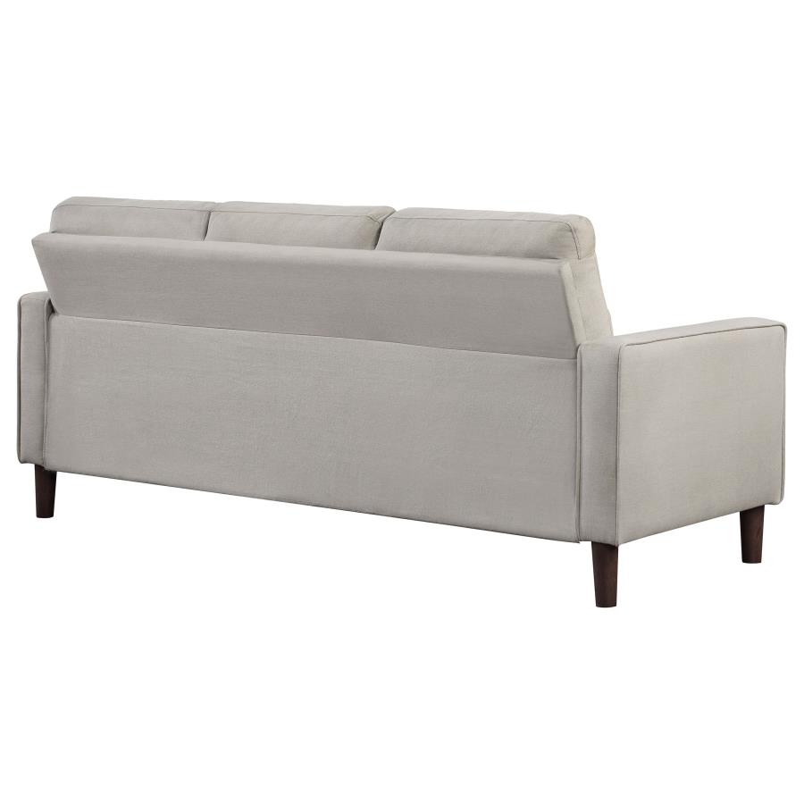 Bowen Upholstered Track Arm Tufted Sofa Beige view 7