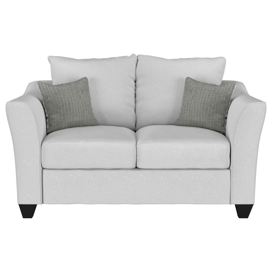 Salizar Upholstered Flared Arm Loveseat Sand view 3