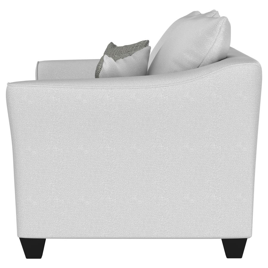 Salizar Upholstered Flared Arm Loveseat Sand view 5