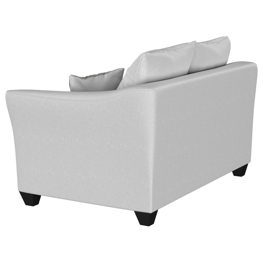 Salizar Upholstered Flared Arm Loveseat Sand view 5