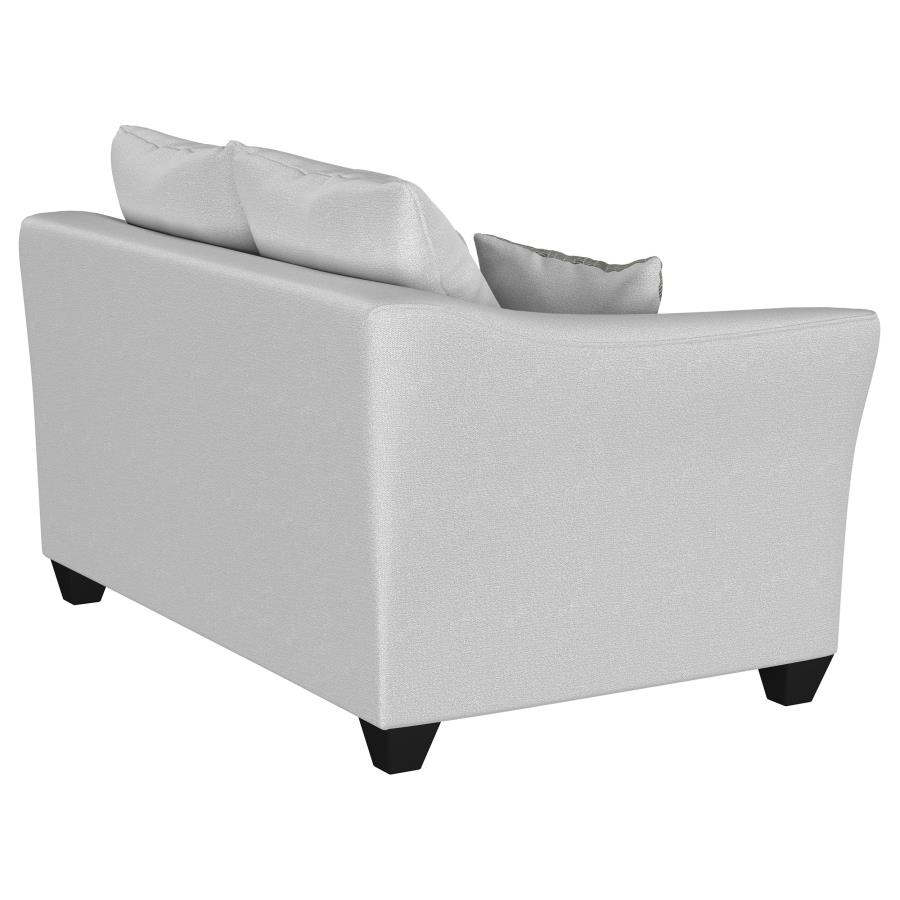 Salizar Upholstered Flared Arm Loveseat Sand view 7