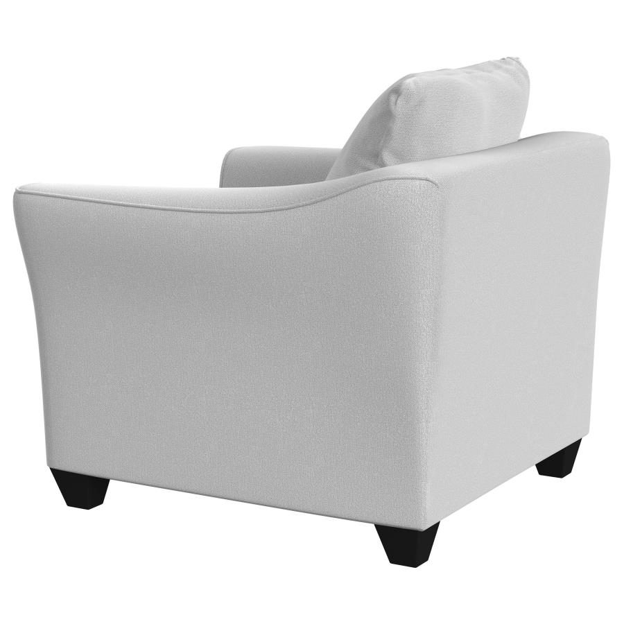 Salizar Upholstered Flared Arm Accent Chair Sand view 6