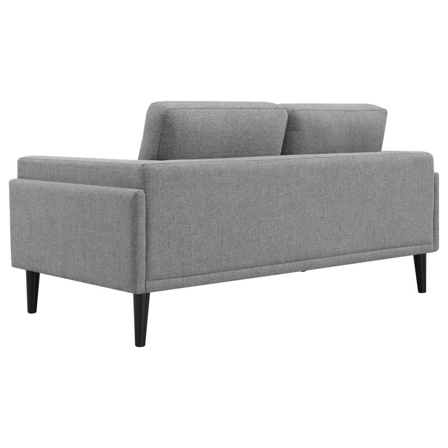 Rilynn Upholstered Track Arm Loveseat Grey view 6
