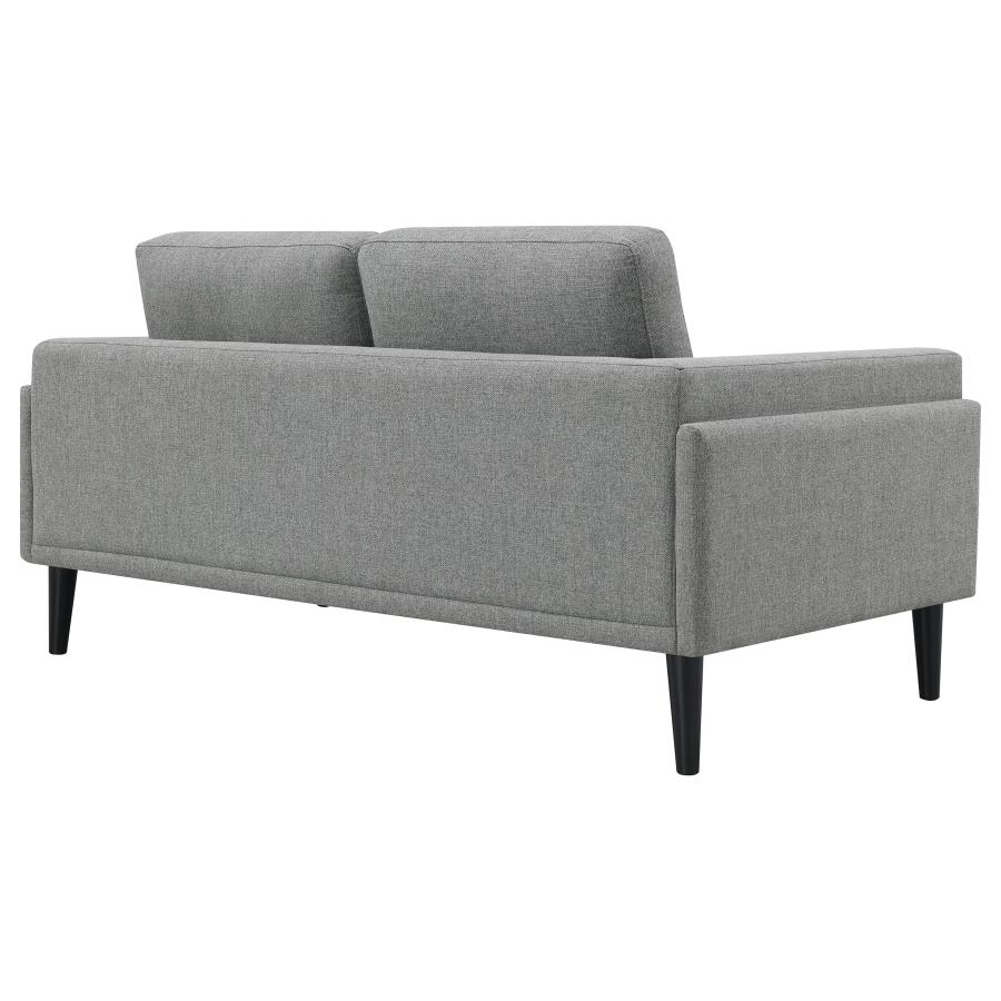 Rilynn Upholstered Track Arm Loveseat Grey view 7