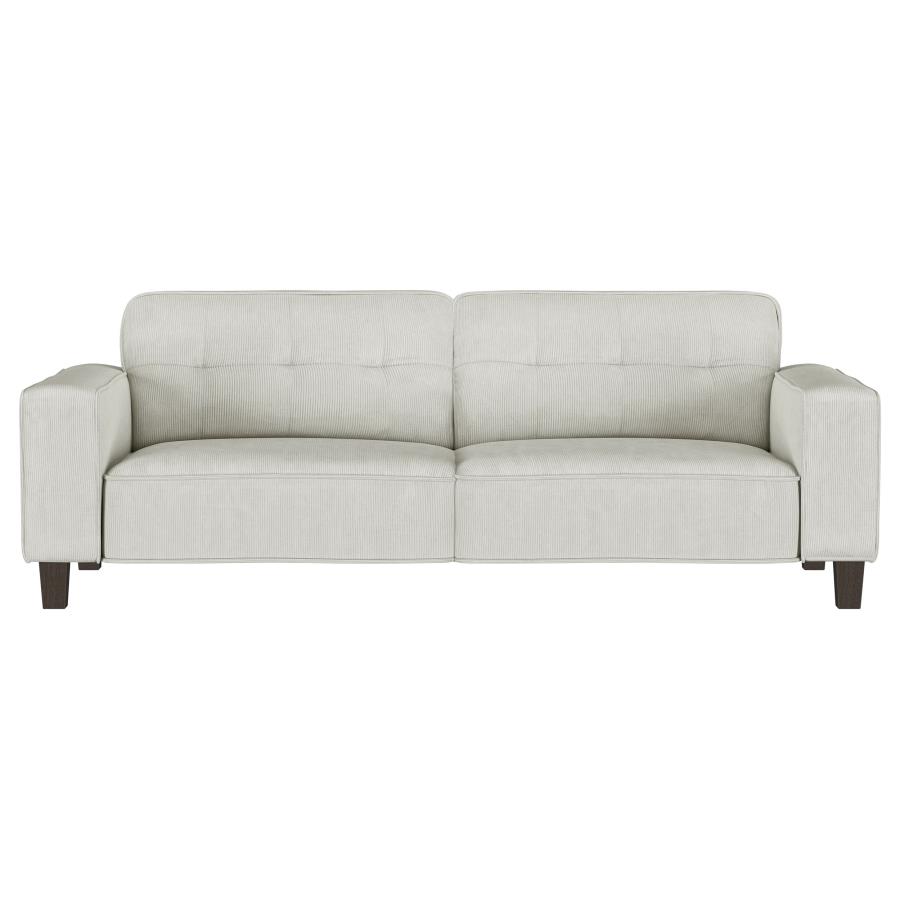 Deerhurst 2-piece Upholstered Track Arm Sofa Set Greige view 4
