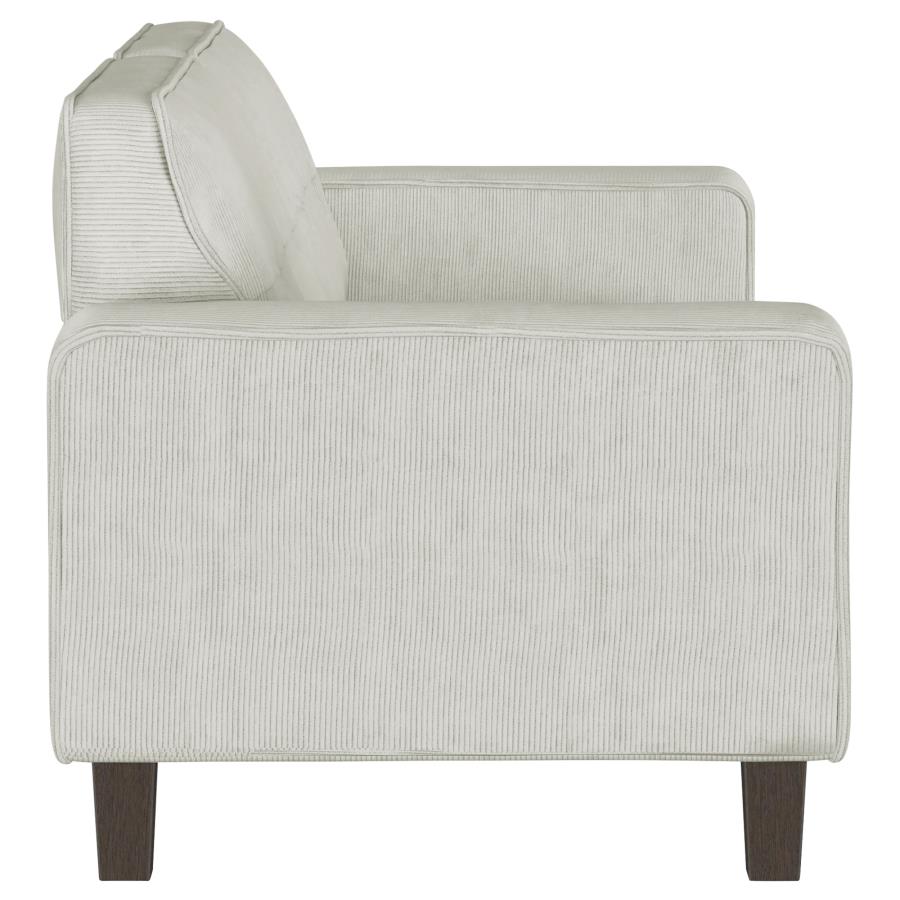 Deerhurst 3-piece Upholstered Track Arm Sofa Set Greige view 6