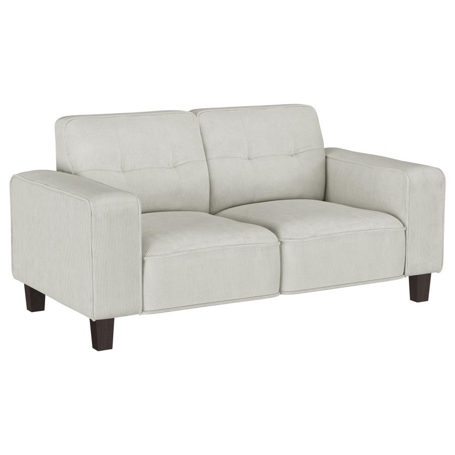 Deerhurst 3-piece Upholstered Track Arm Sofa Set Greige view 7