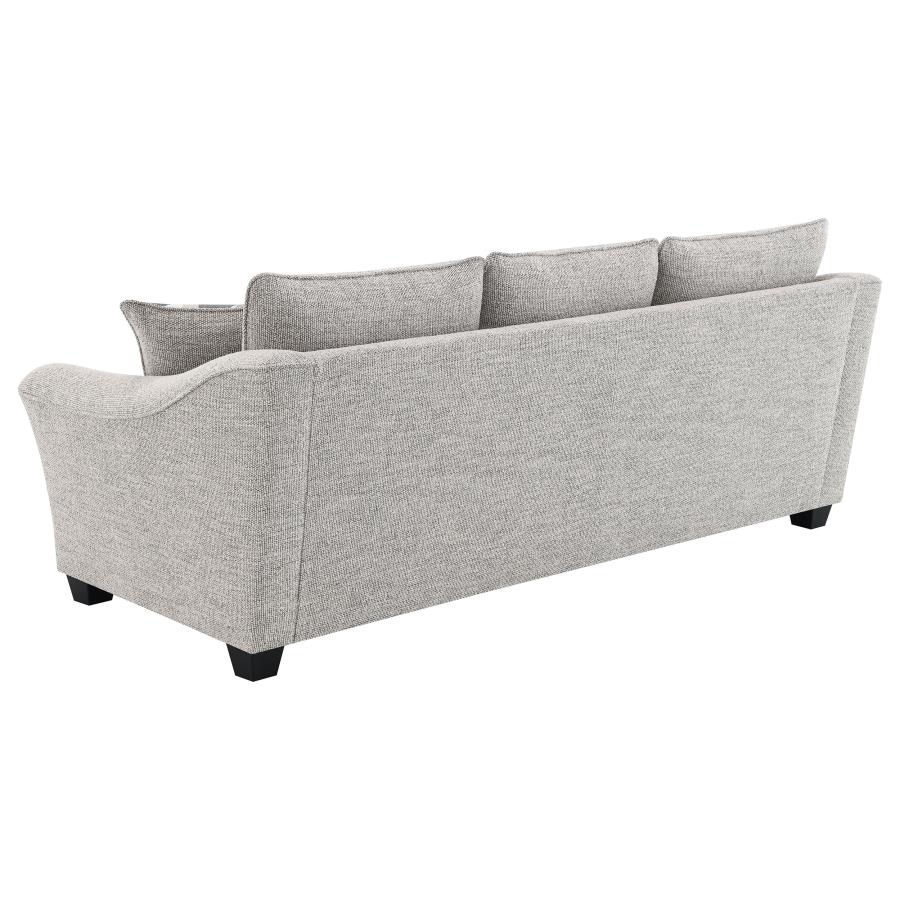 Tomkins 2-piece Boucle Upholstered Sofa Set Light Grey view 5