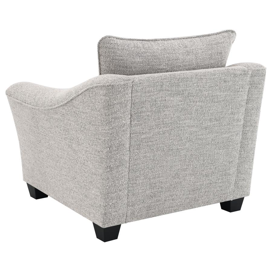 Tomkins Boucle Upholstered Chair Light Grey view 6