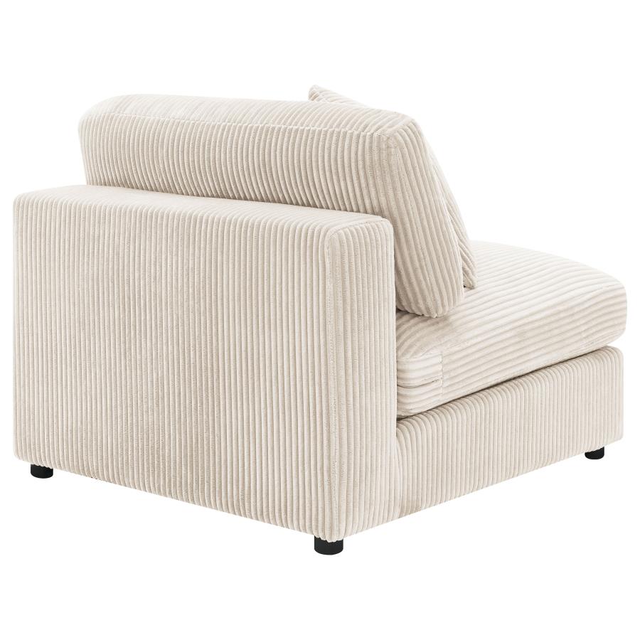 Blaine Upholstered Armless Chair Sand view 7