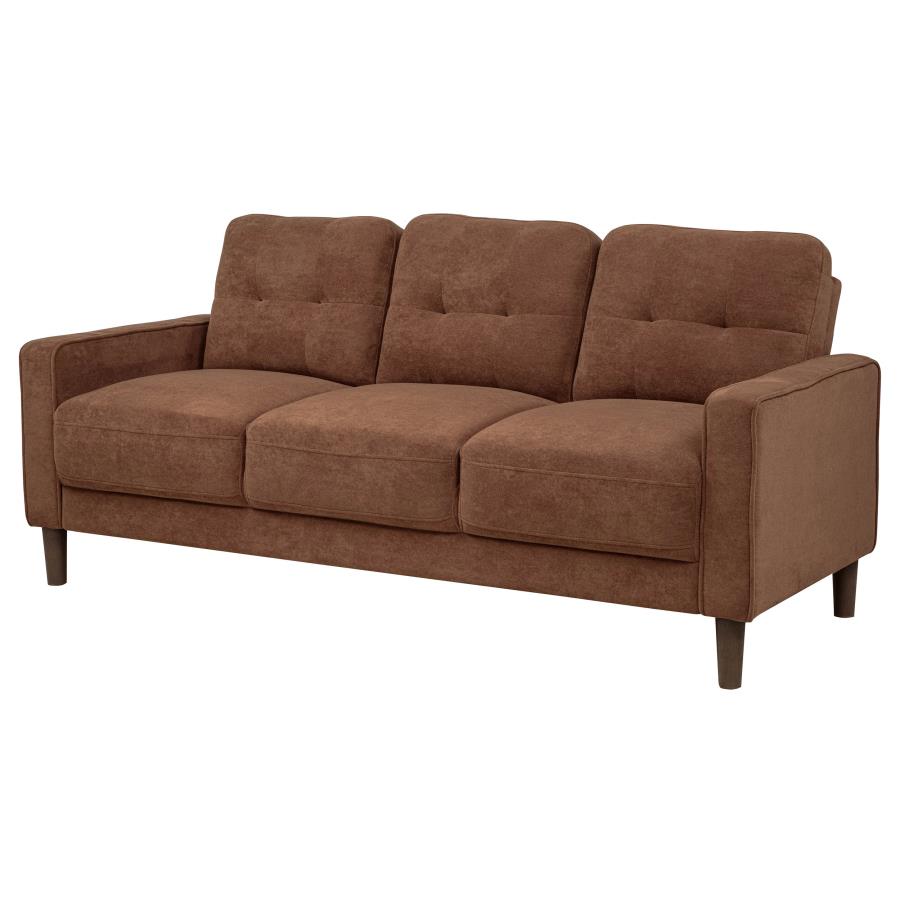 Bowen II Fabric Upholstered Track Arm Sofa Rust view 4