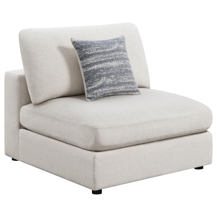 Serene 5-piece Upholstered Modular Sectional Sofa Beige view 6