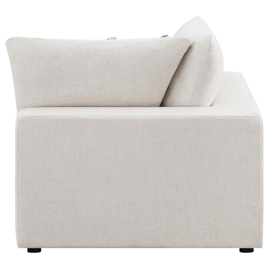 Serene Upholstered Corner Beige view 3