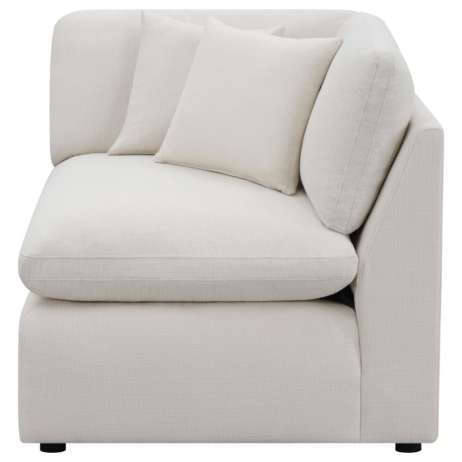 Hobson Upholstered Corner Ivory view 3