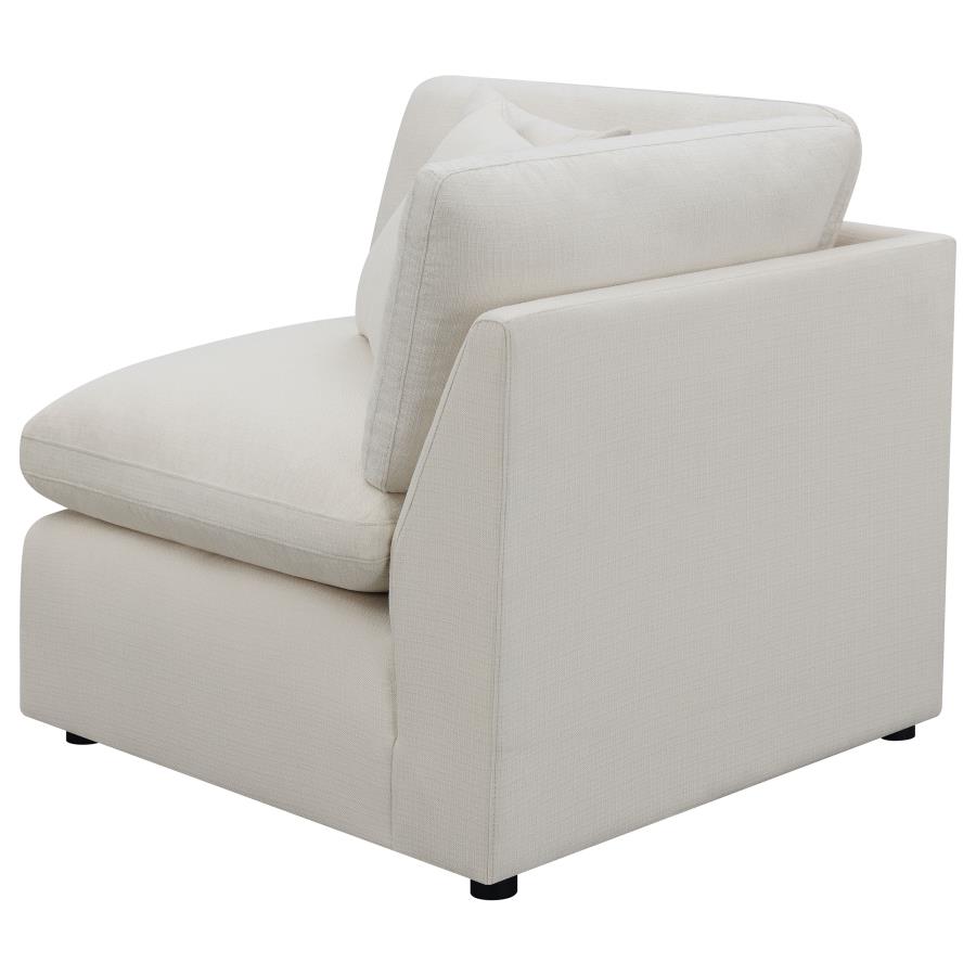 Hobson Upholstered Corner Ivory view 4