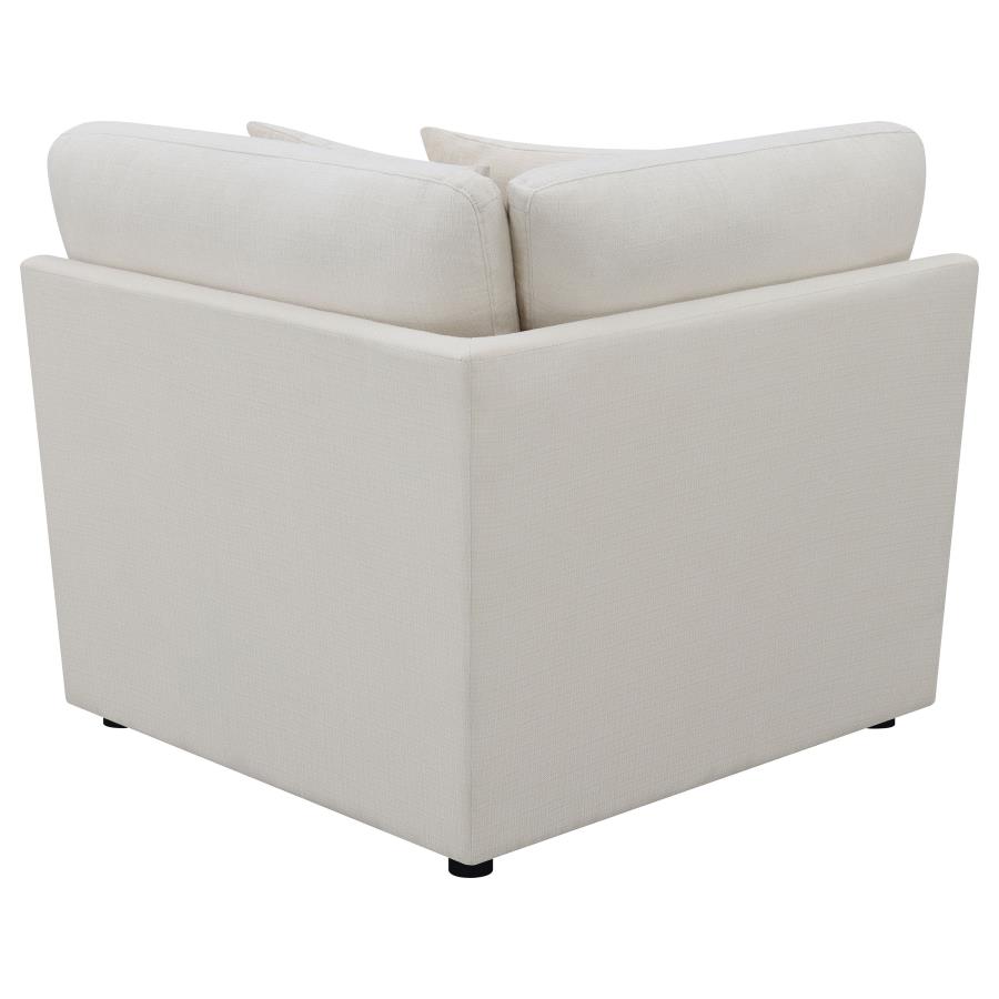 Hobson Upholstered Corner Ivory view 5