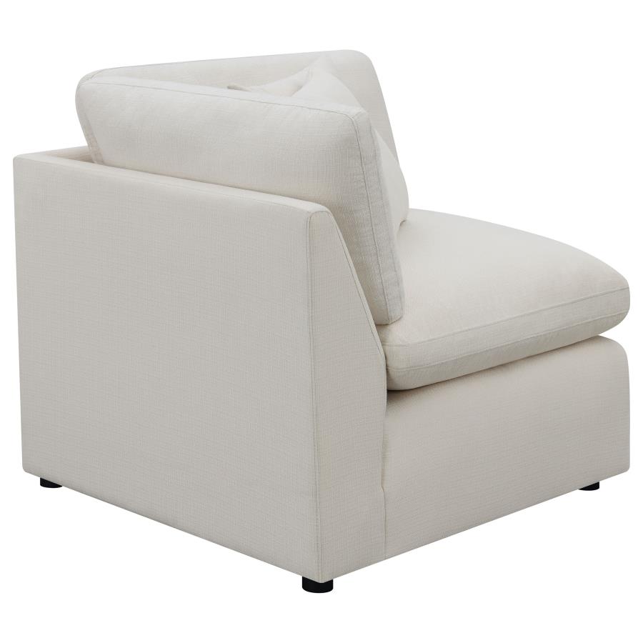 Hobson Upholstered Corner Ivory view 6