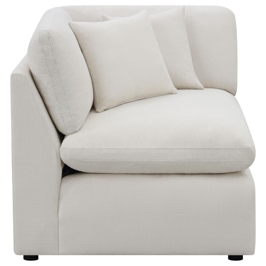 Hobson Upholstered Corner Ivory view 7