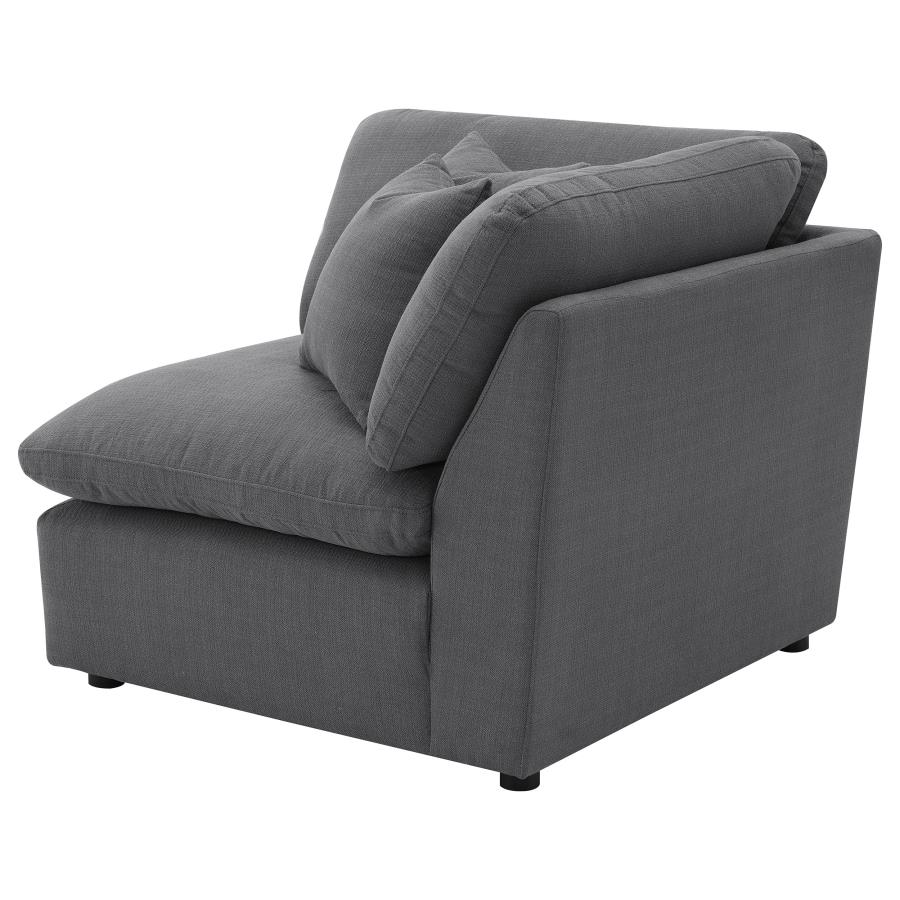 Hobson Upholstered Corner Charcoal view 6