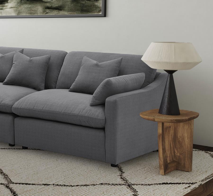 Hobson Upholstered RAF Chair Charcoal view 2