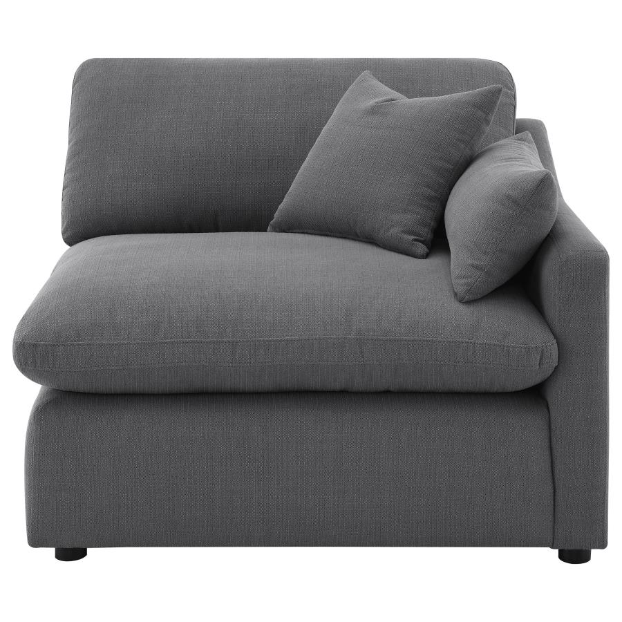 Hobson Upholstered RAF Chair Charcoal view 3