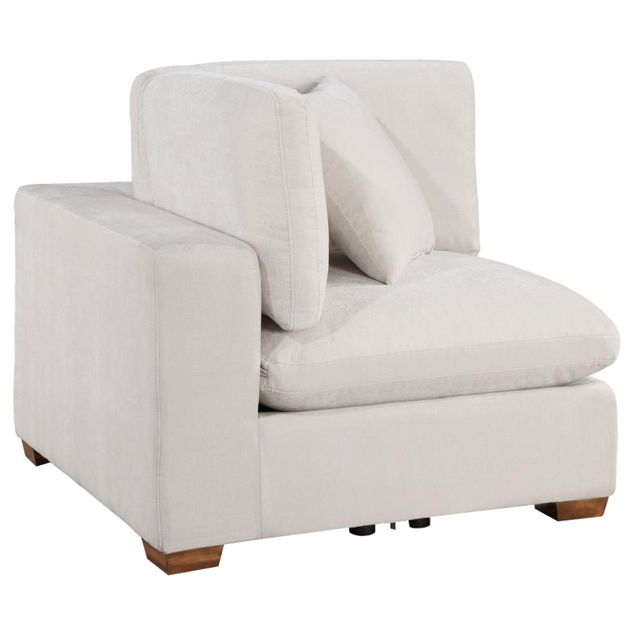 Lakeview 6-piece Upholstered Modular Sectional Sofa Ivory view 6