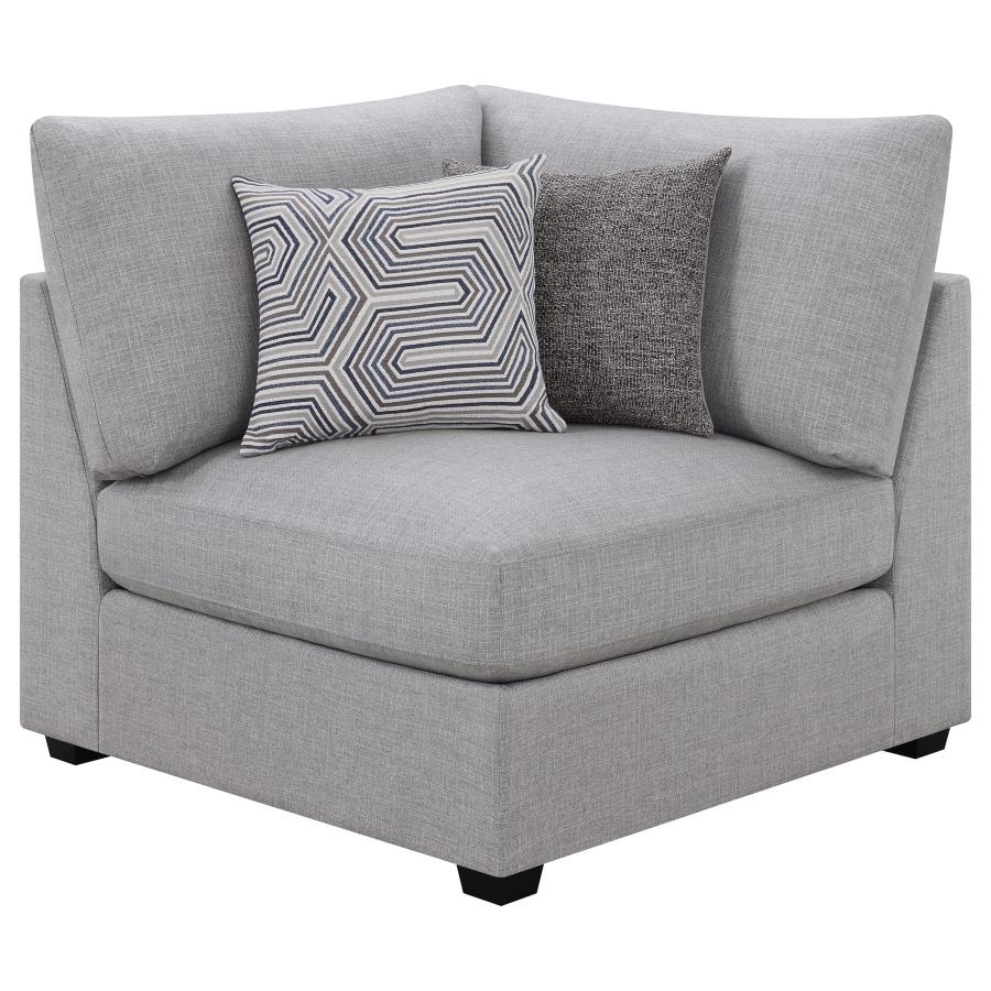 Cambria 6-piece Upholstered Modular Sectional Sofa Grey view 7