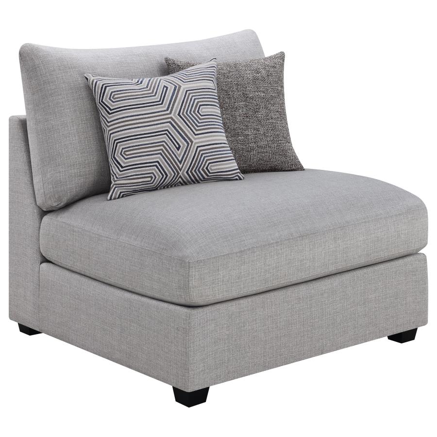Cambria 6-piece Upholstered Modular Sectional Sofa Grey view 6