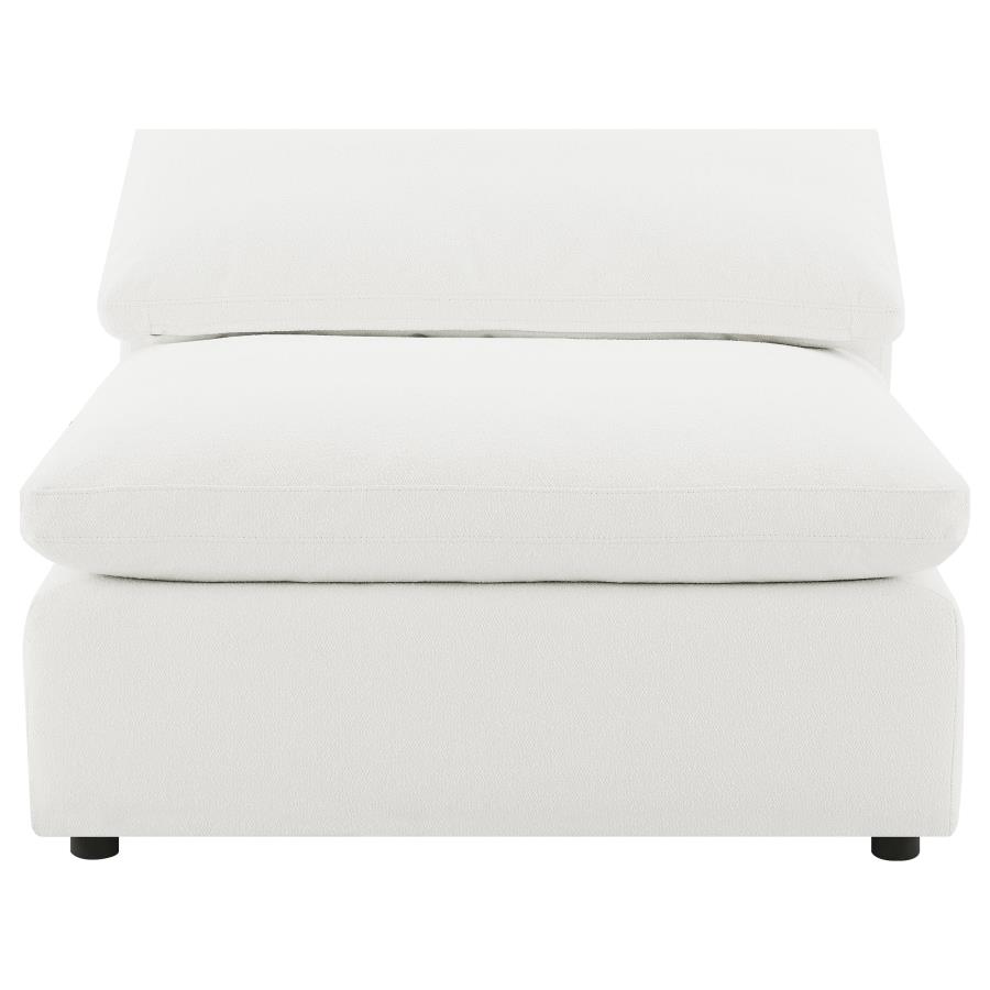 Raleigh 5-piece Boucle Upholstered Modular Sectional Ivory view 4