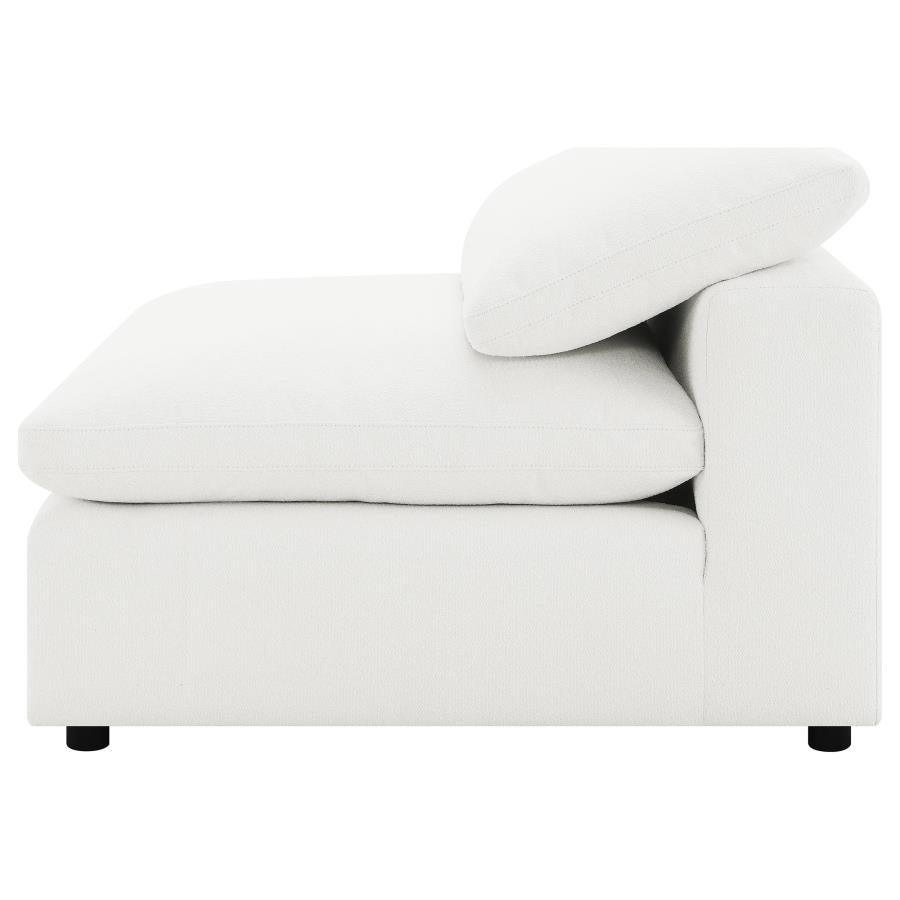 Raleigh 5-piece Boucle Upholstered Modular Sectional Ivory view 5