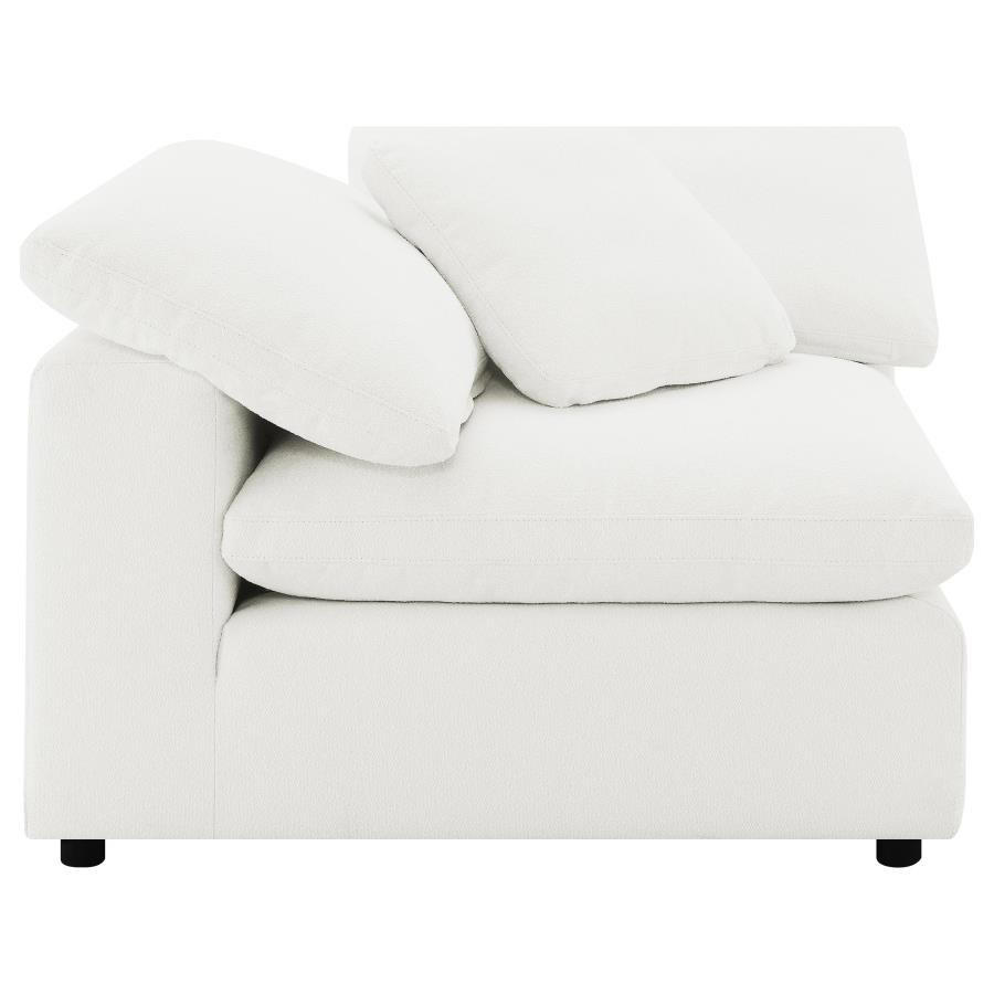 Raleigh 5-piece Boucle Upholstered Modular Sectional Ivory view 7