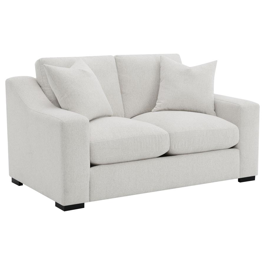 Ashlyn 3-piece Upholstered Track Arm Sofa Set Sand view 5