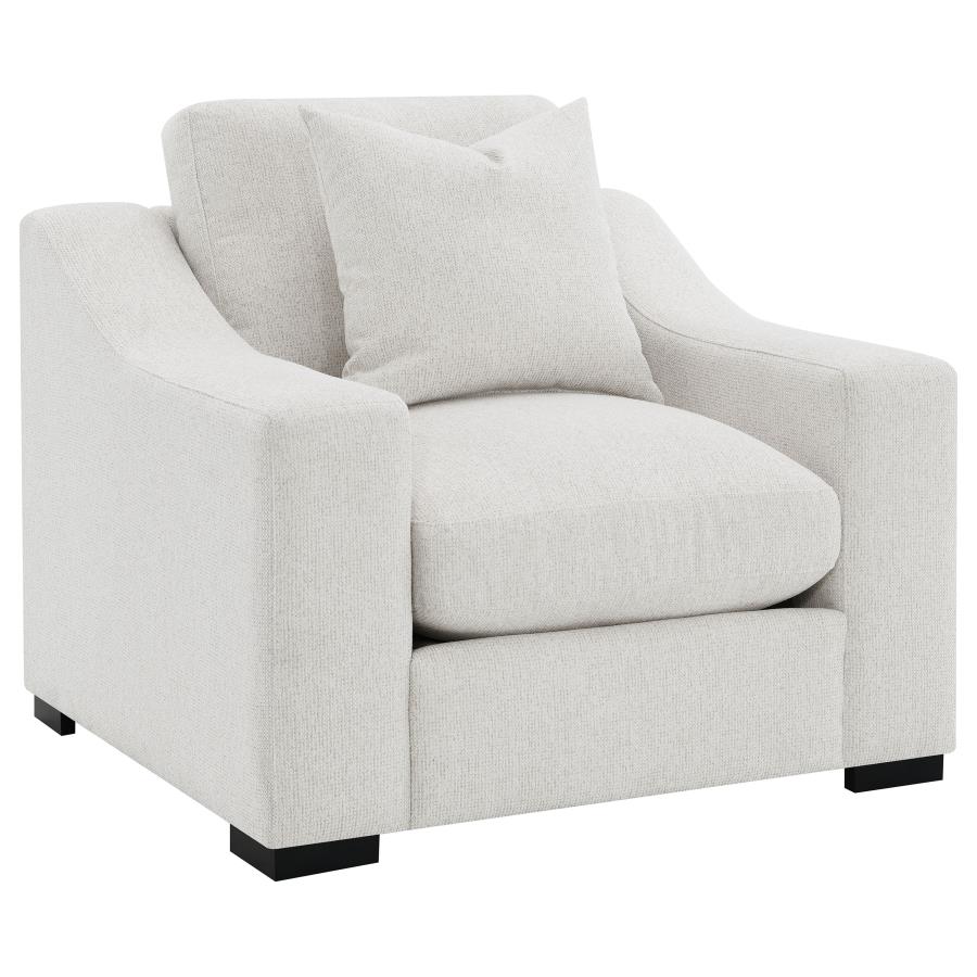 Ashlyn 3-piece Upholstered Track Arm Sofa Set Sand view 7