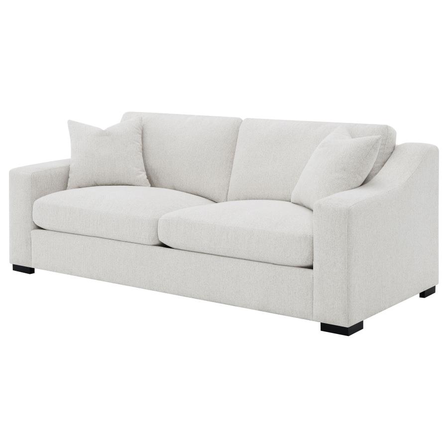 Ashlyn Fabric Upholstered Track Arm Sofa Sand view 4