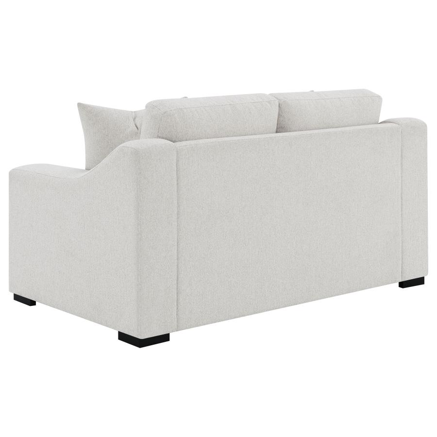 Ashlyn Fabric Upholstered Track Arm Loveseat Sand view 6