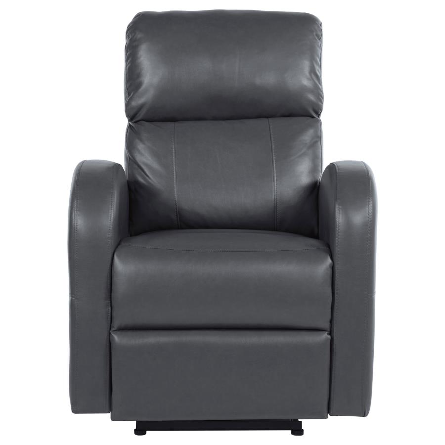 Grant Upholstered Power Recliner Chair Grey view 6