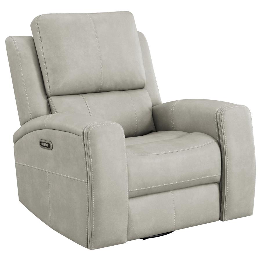 Brickston 3-piece Triple Power Reclining Sofa Set Grey view 7