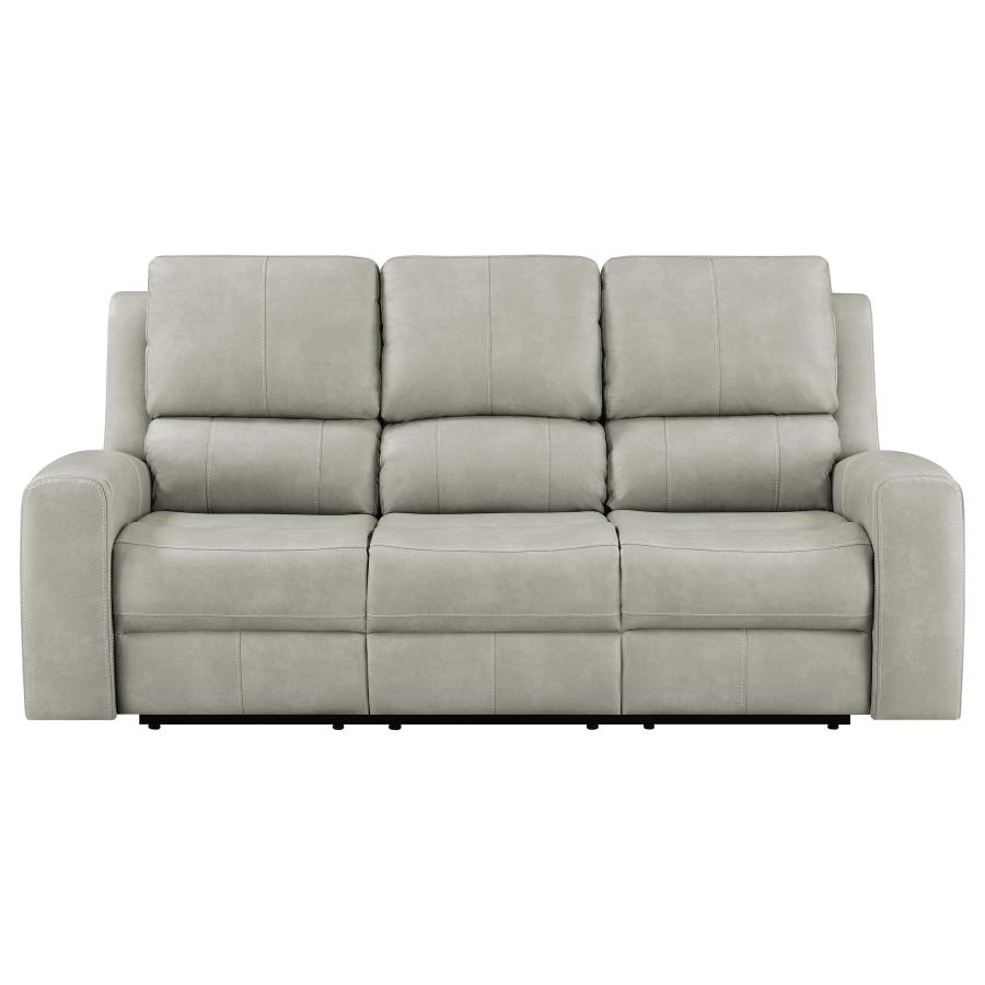 Brickston Triple Power Reclining Sofa Grey view 5