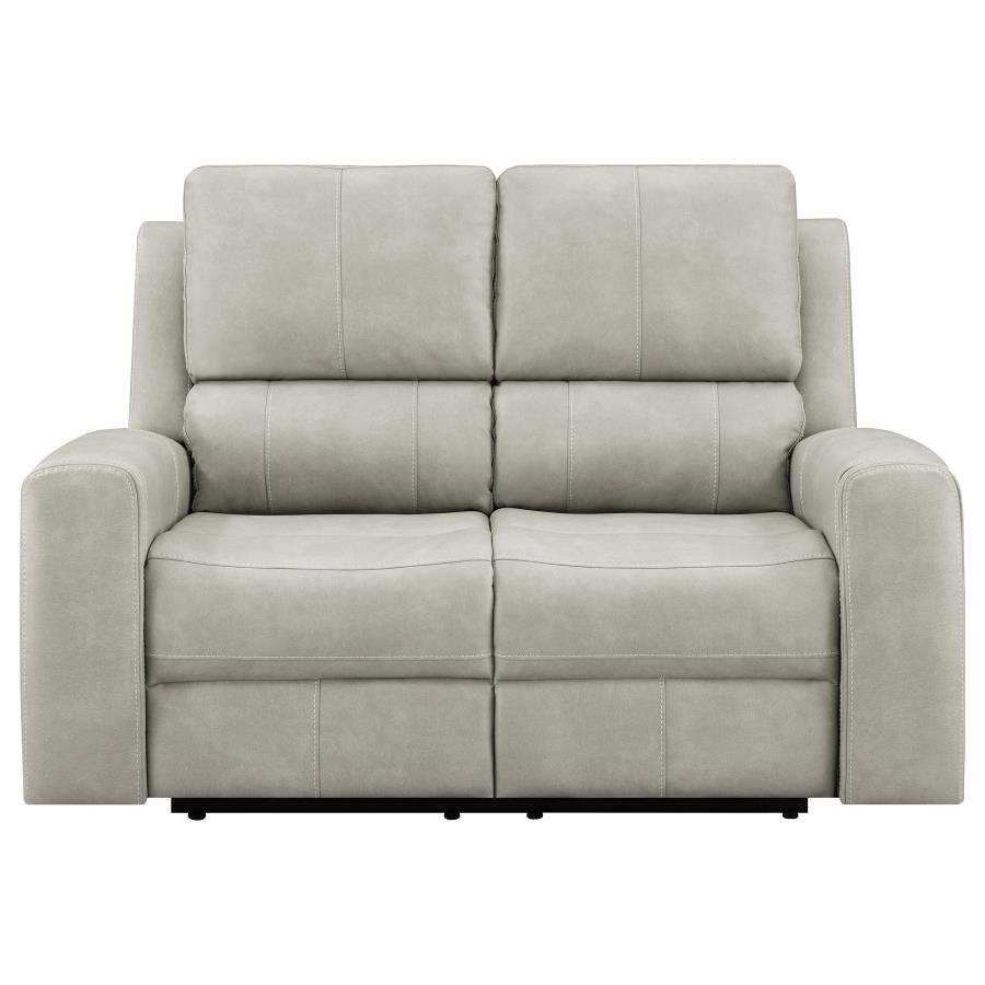 Brickston Triple Power Reclining Loveseat Grey view 5