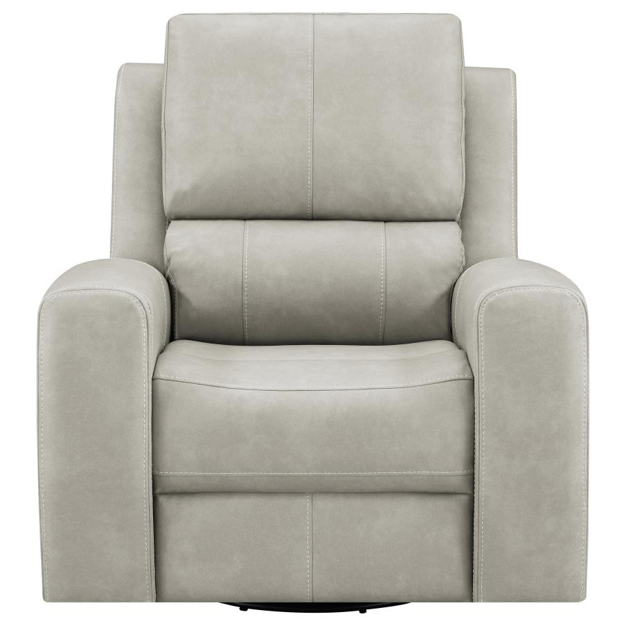 Brickston Triple Power Swivel Glider Recliner Grey view 5
